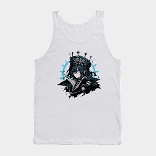 Anime dark crown anime art Tank Top